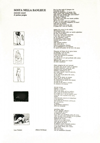 1998 - Cartella di incisioni la poesia di Alberto Bevilacqua